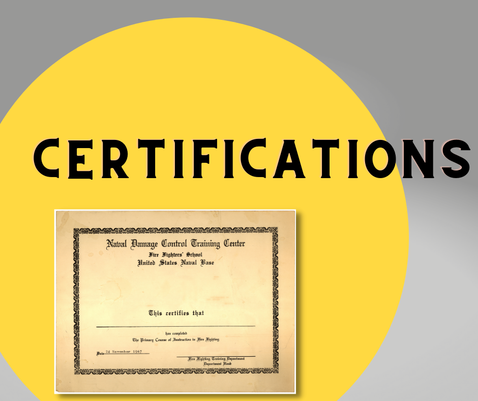 Certifications